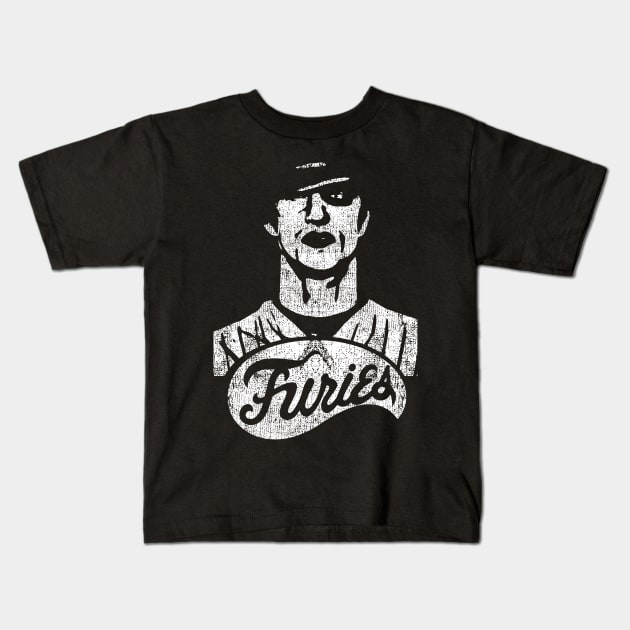 Baseball Furies WHITE RETRO Kids T-Shirt by DKornEvs